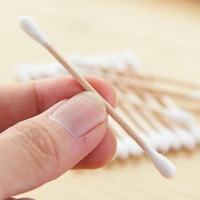Cotton Swabs With Wooden Sticks Biodegradable Cotton Buds