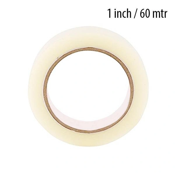 Transparent Adhesive Strong Tape Rolls 1 Inch for Multipurpose Packing Use