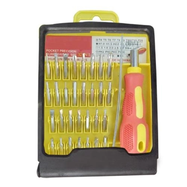Screwdriver Set 32 in 1 Magnetic Tool Kit With 30 Bits