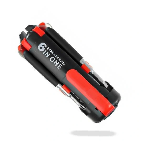 6 in 1 Multi-Function Screwdriver Kit with LED Portable Torch