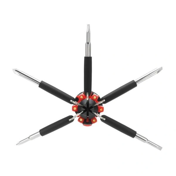 6 in 1 Multi-Function Screwdriver Kit with LED Portable Torch