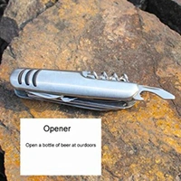 Multi functional Stainless Steel Folding Pocket Knife (11 in 1 screwdriver)