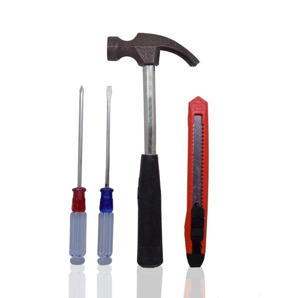 Professional Utility Cutter Set- 4pcs ( Screw Drivers, Hammer and Cutter)