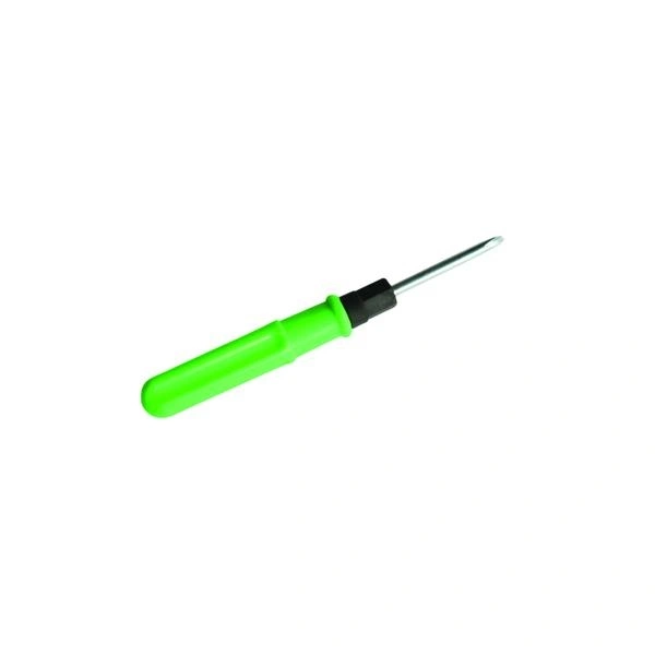 Mini Pocket Size 2 in 1 Slotted Cross Head Double Sided Flat Magnetic Screwdriver with PVC Plastic Coated Handle