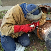 Heavy Duty Heat Resistance Welding Hand Gloves
