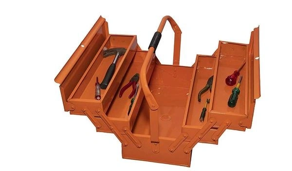 Metal 5 Compartment Tool Box