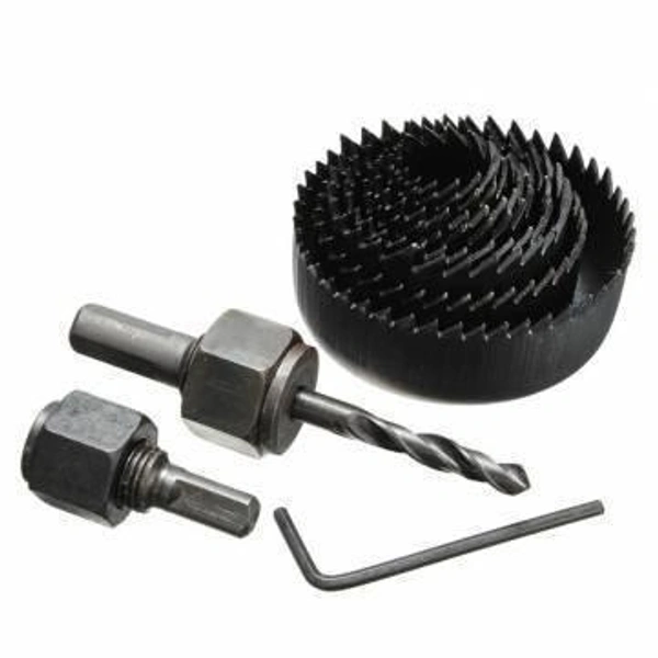 Wood Hole Saw Cutting Set (11 pcs, 19-64mm, Multicolour)
