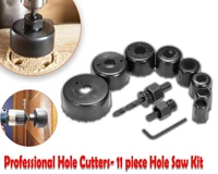 Wood Hole Saw Cutting Set (11 pcs, 19-64mm, Multicolour)