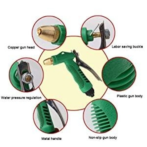 Water Spray Gun Trigger High Pressure Water Spray Gun for Car/Bike/Plants