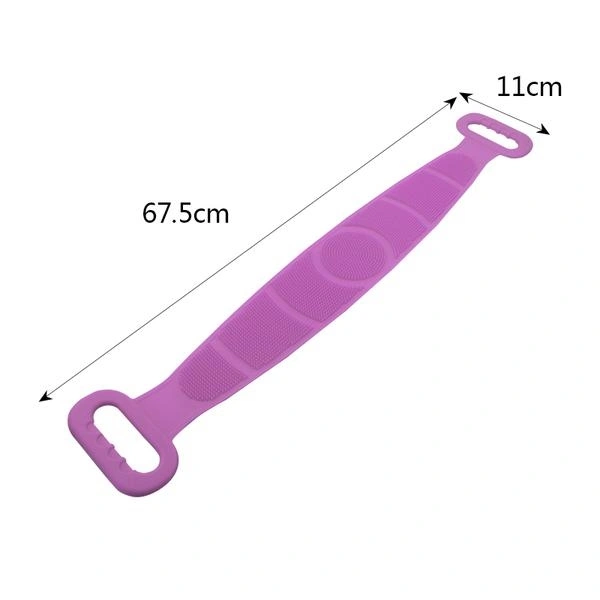 Silicone Body Back Scrubber Bath Brush Washer For Dead Skin Removal (With Box)