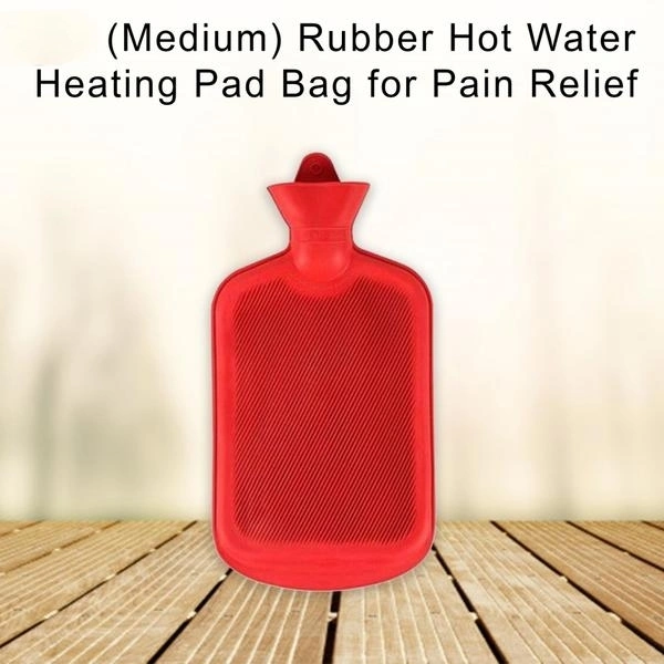 (Medium) Rubber Hot Water Heating Pad Bag for Pain Relief (750 ML)