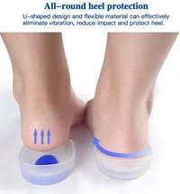 Gel Heel cups Silicon Heel Pad for Heel Ankle Pain