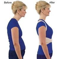 Adjustable Royal Posture Back Support Brace Unisex