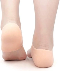Anti Crack Silicon Gel Heel Moisturizing Socks for Foot Care Men Women (Loose Pack)