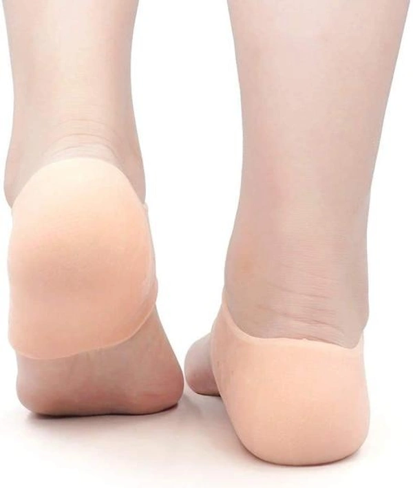 Anti Crack Silicon Gel Heel Moisturizing Socks for Foot Care Men Women (Loose Pack)