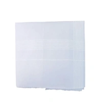 Men's King Size Formal Handkerchiefs for Office Use - Pack of 12