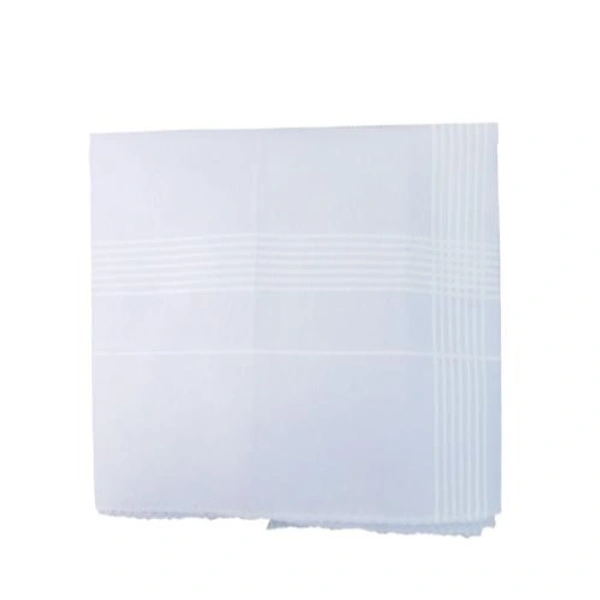 Men's King Size Formal Handkerchiefs for Office Use - Pack of 12