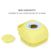 Silicone Massage Bath Body Brush Soft Bristle With Shampoo Dispenser (Without Box)