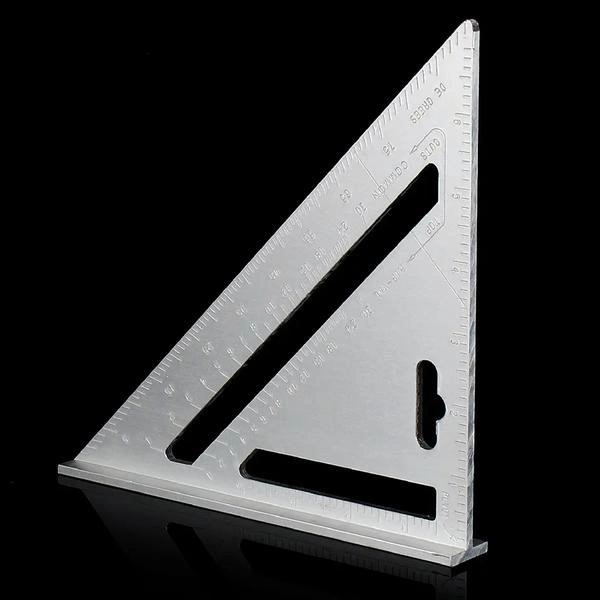 Double Side Scale Triangle Measurement Hand Tool
