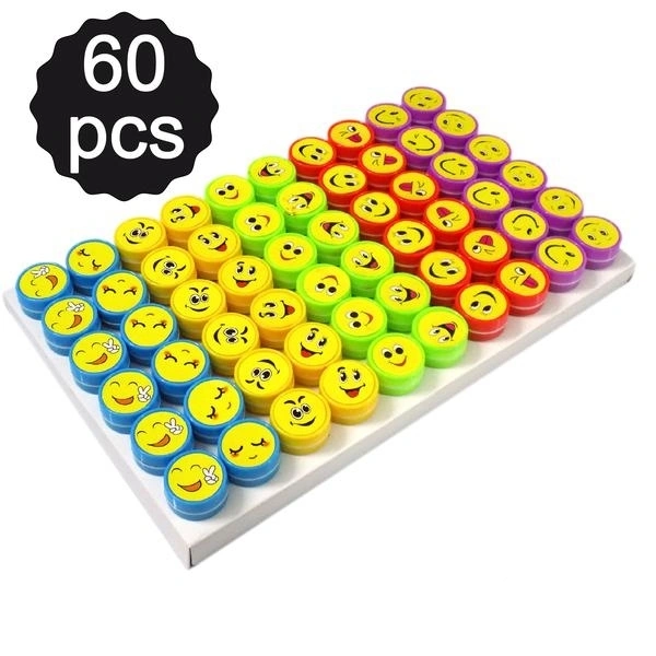  60 piece stamps for kids reward pencil top stamp gift