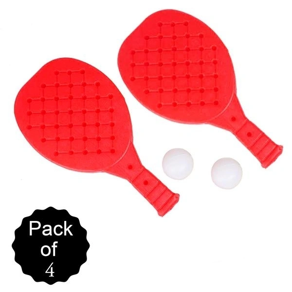 Racket Set with Ball for Kids Plastic Table Tennis Set for Kids