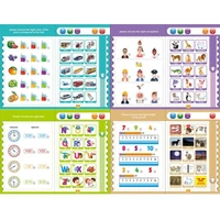 Musical Learning Study Book with Numbers, Letters