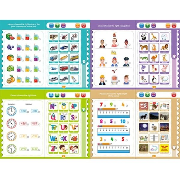 Musical Learning Study Book with Numbers, Letters