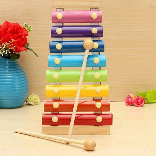 Wooden Xylophone Musical Toy for Children (MultiColor)