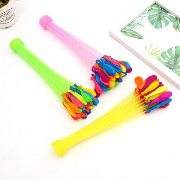 Holi Magic Water Balloons for Kids - 111 pcs (Multicolor)