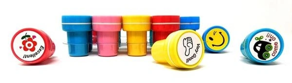 Motivation Stamps Pencil Top for Students, Kids (10Pack)