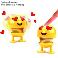 Emoticon Figure Smiling Face Spring Doll (3 Pc)