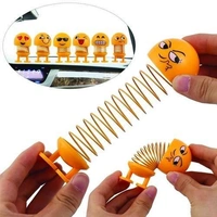 Emoticon Figure Smiling Face Spring Doll (3 Pc)