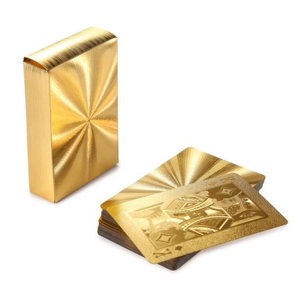 (Limited Stock) Gold Plated Poker Playing Cards (Golden)
