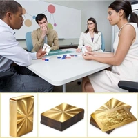 (Limited Stock) Gold Plated Poker Playing Cards (Golden)