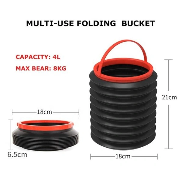 (Stock Out) Collapsible Car Dustbin Pop Up Trash Can Foldable Waste Bin Garbage