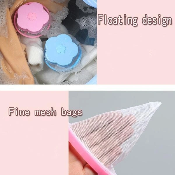 Washing Machine Floating Filter Lint Mesh Bag Net Pouch Hair/Lint Catcher