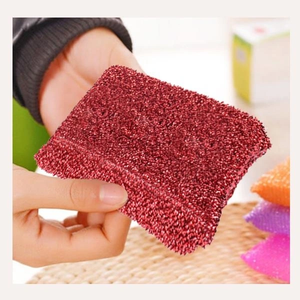 Scratch Proof Kitchen Scrubber Pads for Utensils/Tiles Cleaning (6 pc)