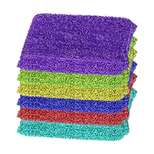 Scratch Proof Kitchen Scrubber Pads for Utensils/Tiles Cleaning (6 pc)
