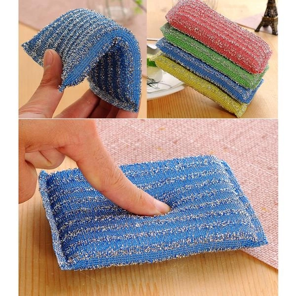 (Stock Out)Scratch Proof Kitchen Utensil Scrubber Pad (Pack of 12)
