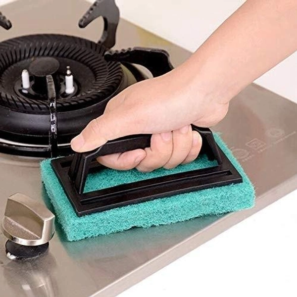 Tile cleaning multipurpose scrubber Brush with handle