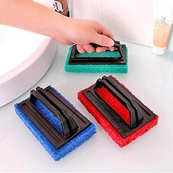 Tile cleaning multipurpose scrubber Brush with handle