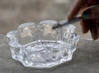 (Out Stock) Crystal Quality Glass Ash Tray