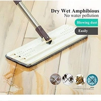 Scratch Cleaning Mop with 2 in 1 Self Clean Wash Dry Hands Free Flat Mop