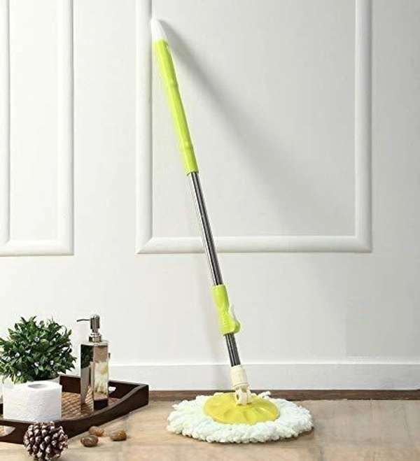 (Stock Out) Stainless Steel 360 Degree Rotating Pole Microfiber Mop Rod Stick