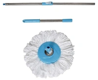 (Stock Out) Heavy Duty Microfiber Spin Mop with Plastic Bucket