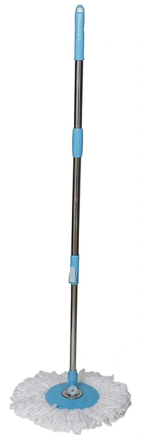 (Stock Out) Heavy Duty Microfiber Spin Mop with Plastic Bucket