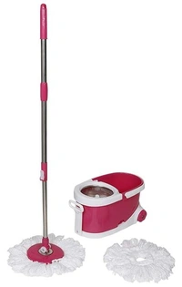 (Out Stock) Spin Bucket Mop with Refills for All Type of Floors