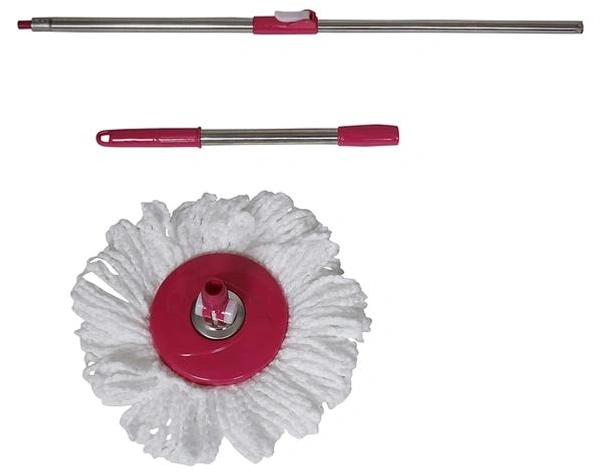 (Out Stock) Spin Bucket Mop with Refills for All Type of Floors