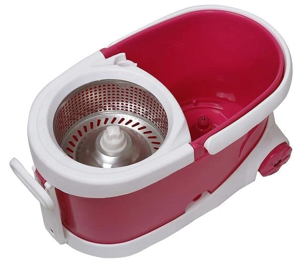 (Out Stock) Spin Bucket Mop with Refills for All Type of Floors