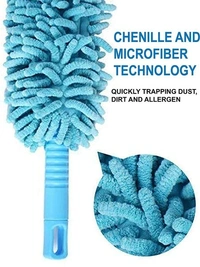 Foldable Multipurpose Microfiber Fan Cleaning Duster for Quick and Easy Cleaning